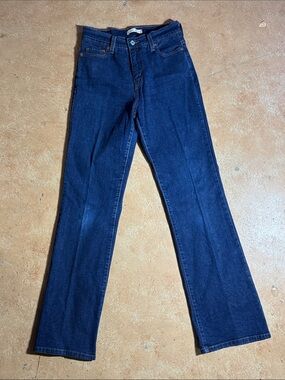Levi's 512 perfectly slimming Indigo Wide Leg Jeans